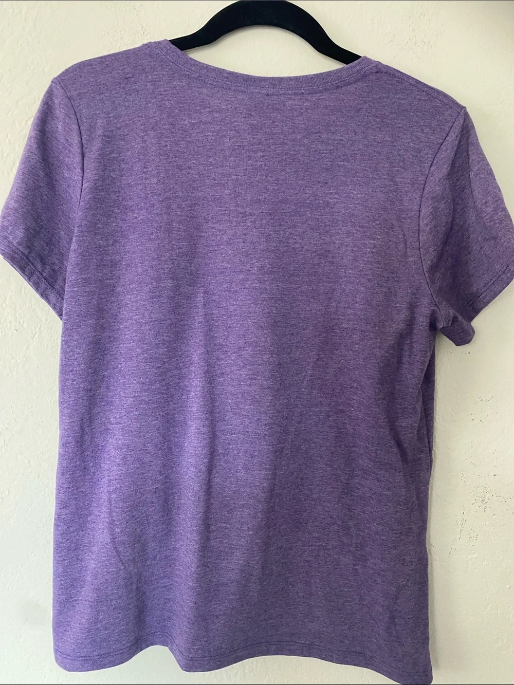 Gildan Purple Tee with White 'Introverted But Willing To Discuss Cats' Print